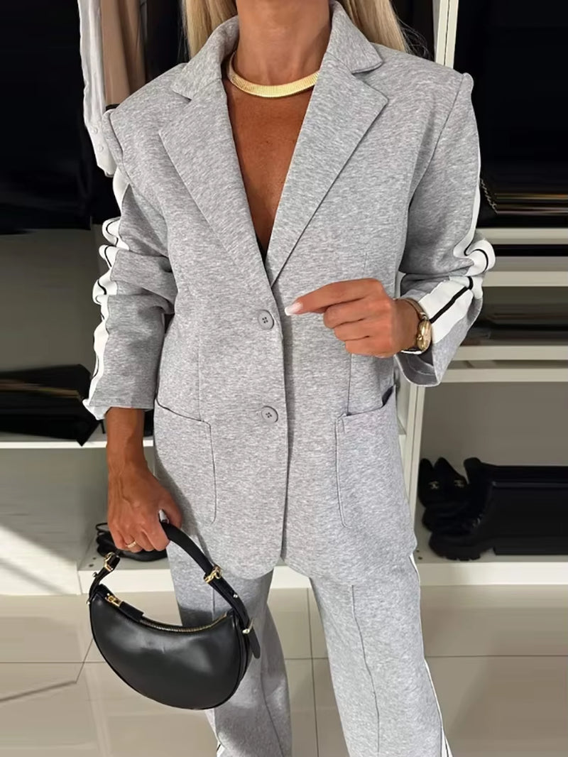 Women's Blazer Two-Piece Set