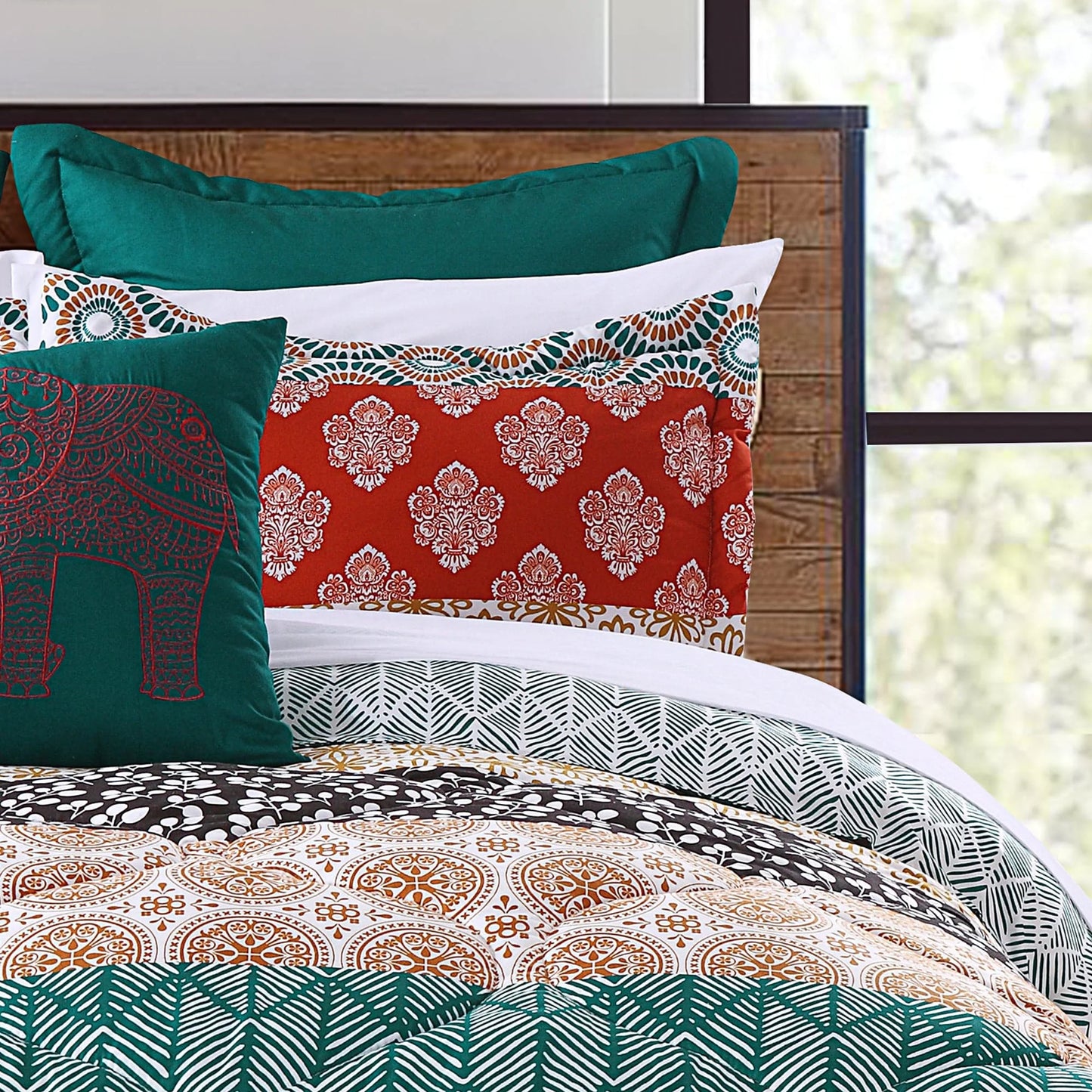 Bohemian Stripe 7 Piece Comforter Set by