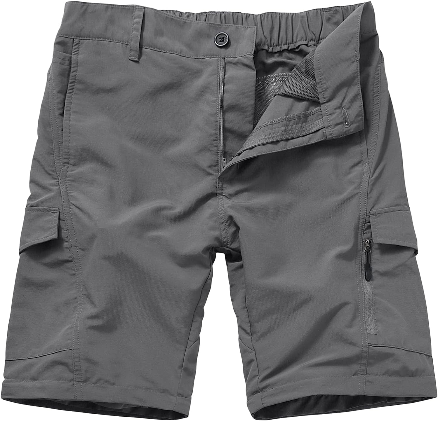 Men's Hiking Pants with Zip-Off Legs: Lightweight, Quick-Dry, Water-Resistant, Durable