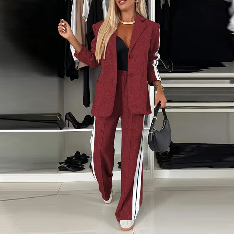 Women's Blazer Two-Piece Set