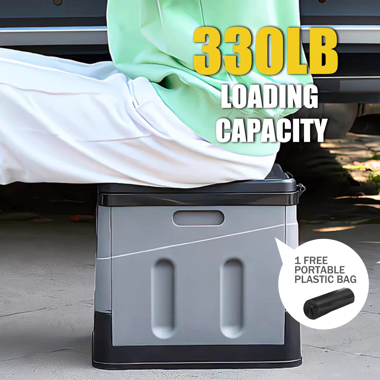 Foldable Travel Toilet for Camping & Outdoors