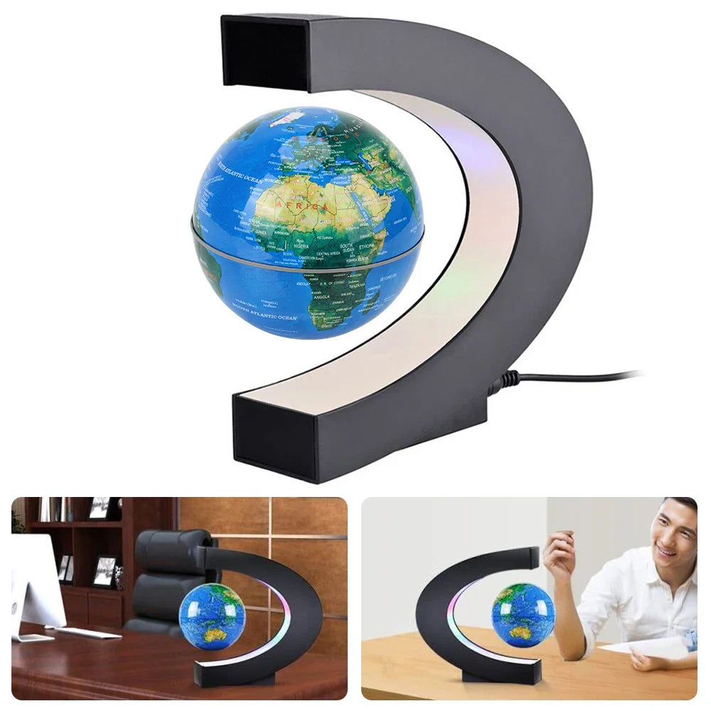 Levitating Magnetic LED Globe Lamp